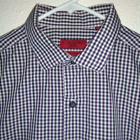 alfani performance dress shirts